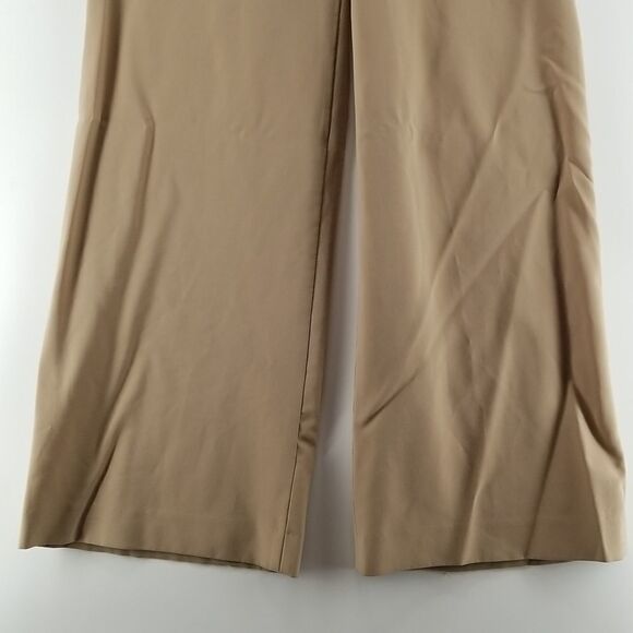 🎁5/$25 Body by Victoria Pants Women's Size 6 Marisa Fit Wide Leg Tan - Picture 3 of 9